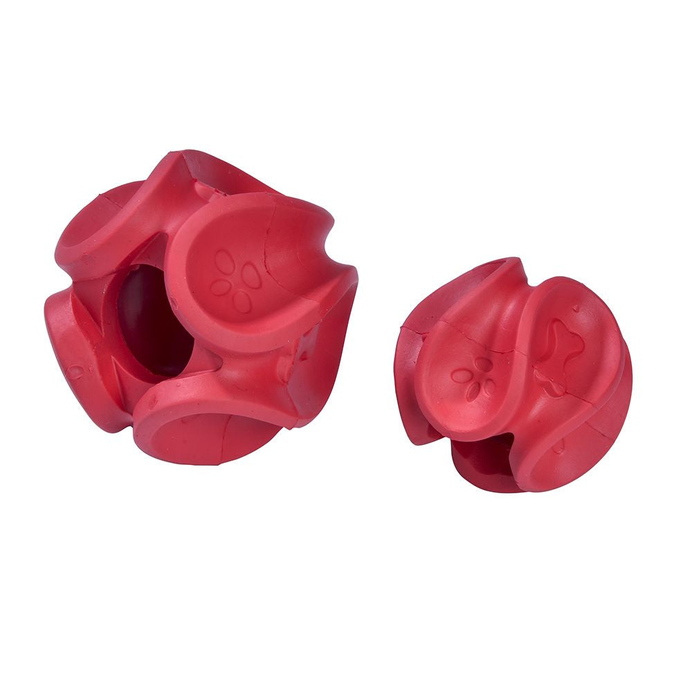 croci-bobby-wave-jouet-chien-caoutchouc-rouge-s image 2