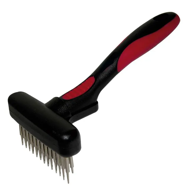 croci-vanity-magic-rake-peigne-chien-chat-2-rangs-17-cm image 1