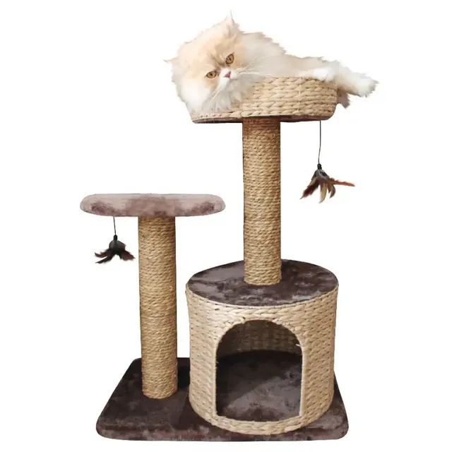 croci-natural-larix-arbre-chat-griffoir-60x38x80-5-cm-maison image 1