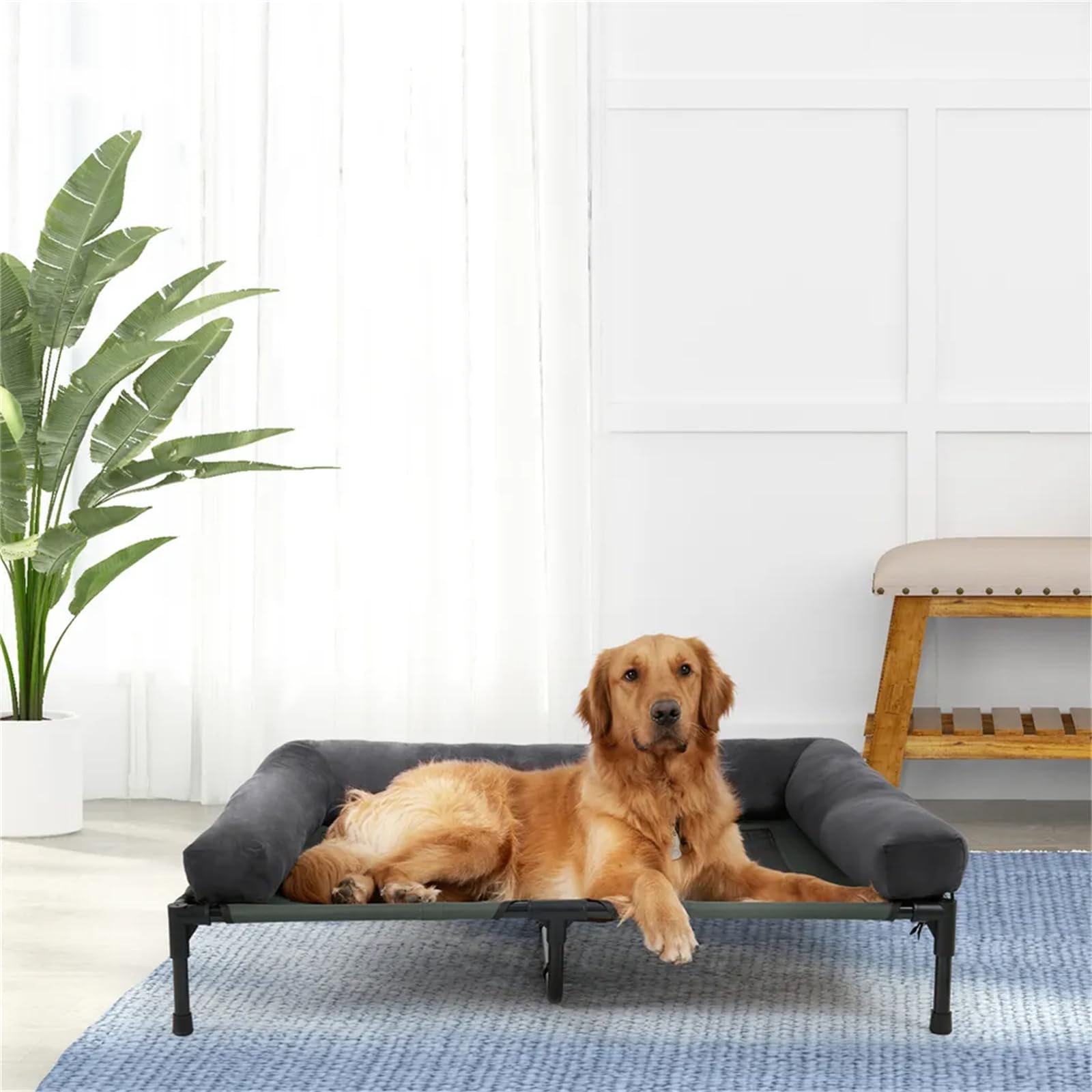 bingopaw-dog-bed-lit-sur-lev-chien-xxl-130-cm-gris image 4