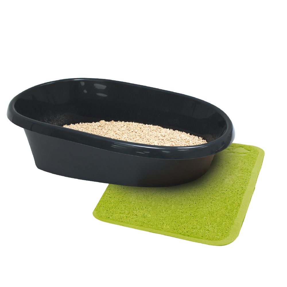 croci-cat-litter-boxes-tapis-liti-re-chat-pvc-assorti image 2