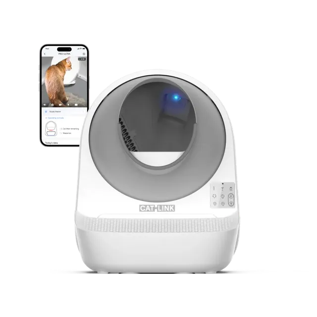 catlink-scooper-pro-ultra-liti-re-autonettoyante-ramp-set-cam-ra-13-l image 1