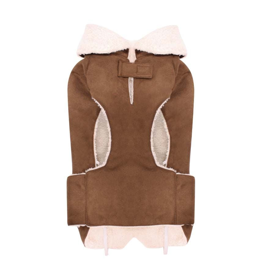 croci-dachshund-wooden-manteau-chien-teckel-beige-45-cm image 2