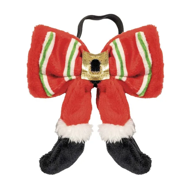 croci-santa-s-leg-n-ud-papillon-chien-no-l-rouge-peluche image 1