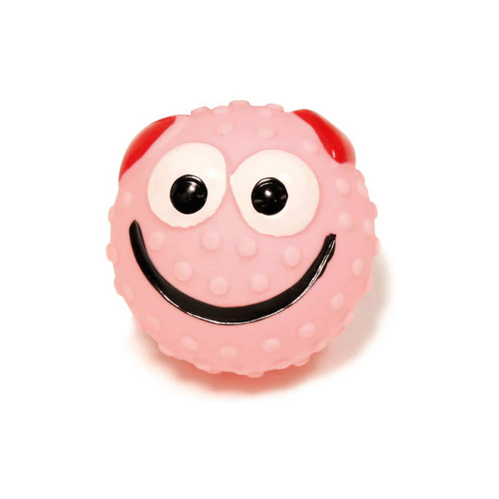 croci-dog-toys-vinyl-emoticon-ball-jouet-chien-6-5-cm-assorti image 3