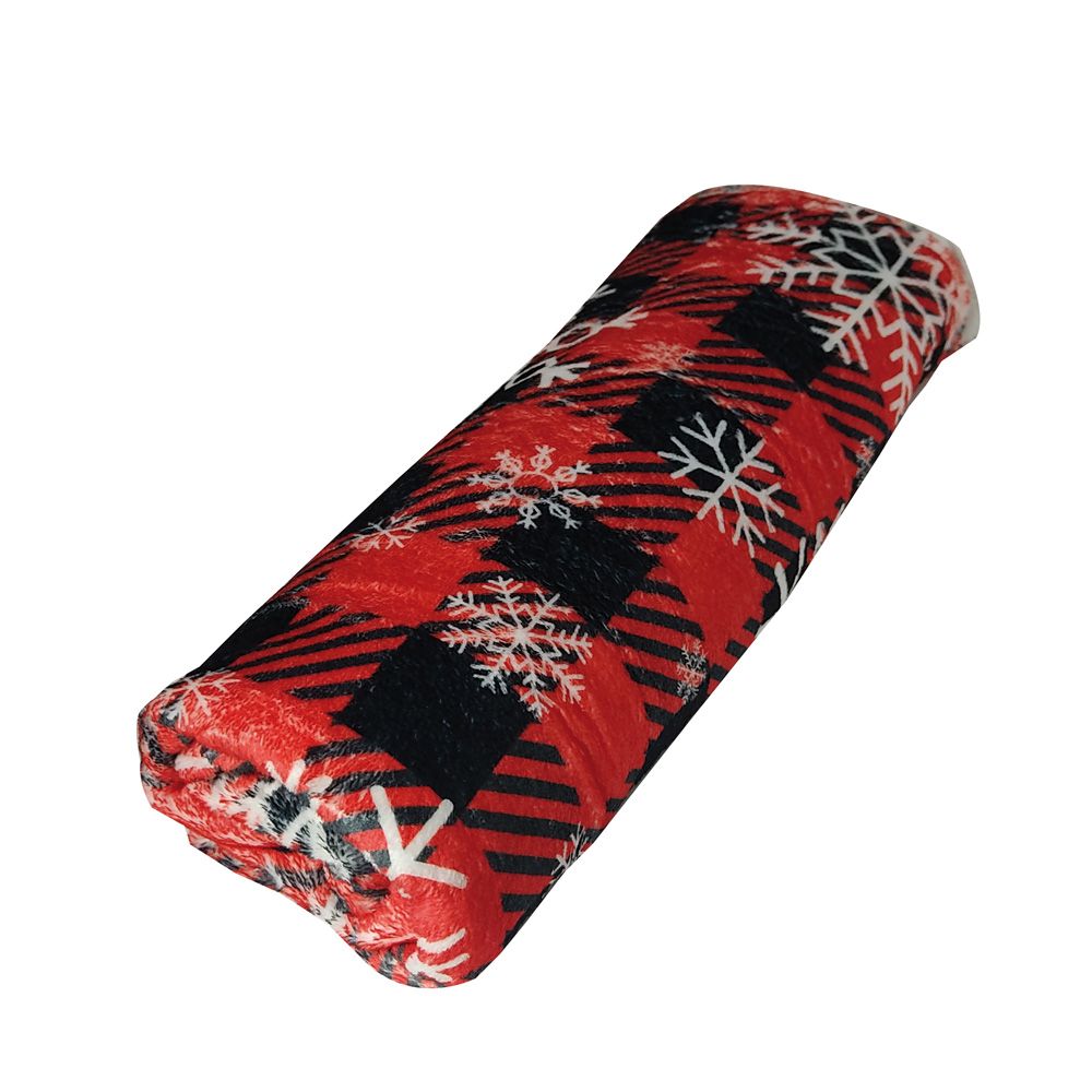 croci-christmas-couverture-chat-rouge-100x70-peluche image 2