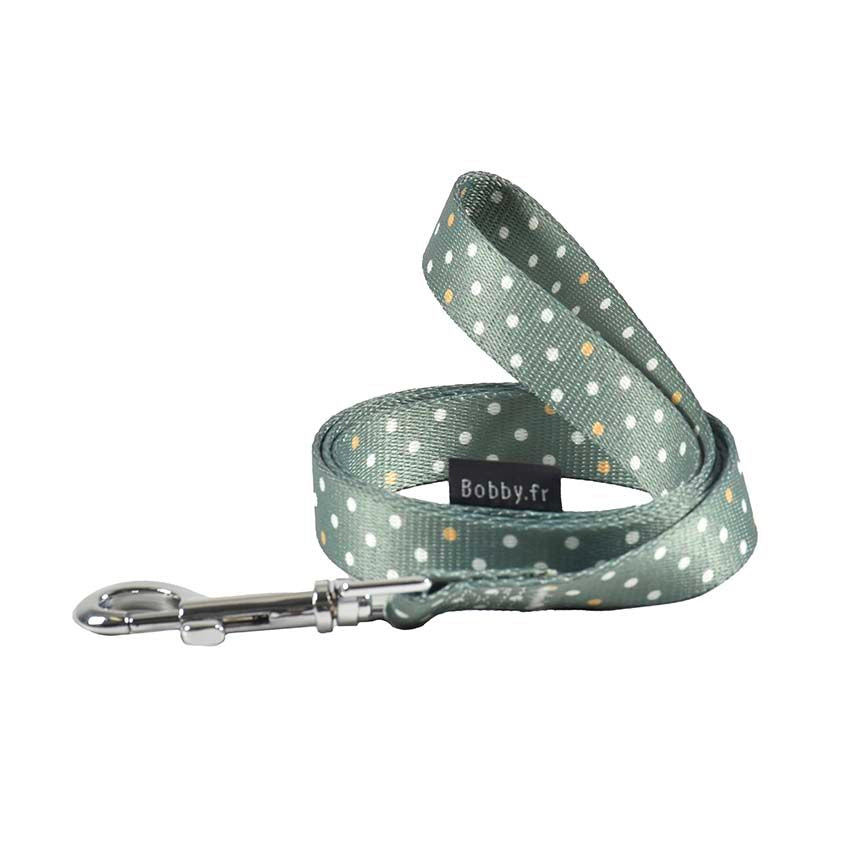 croci-bobby-pretty-laisse-chien-nylon-pois-1-m-bleu image 4