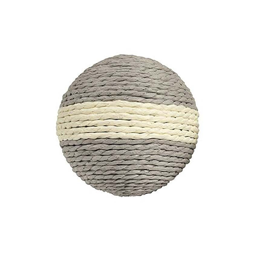 croci-bobby-balle-chat-corde-papier-grise-10-cm image 3