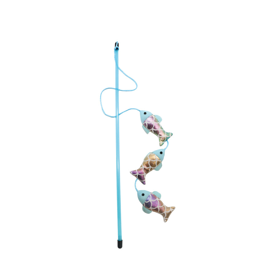 croci-canne-jouet-pour-chat-poisson-48-cm-interactif image 2