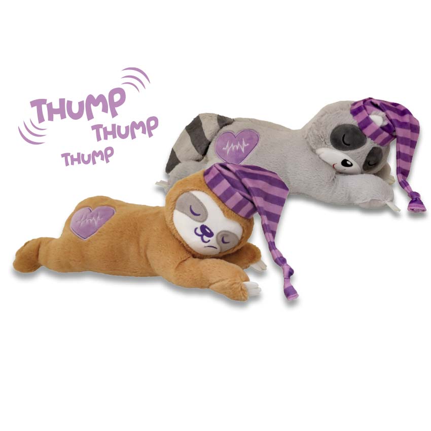 croci-heart-beat-peluche-chien-anxi-t-paresseux-raton image 1