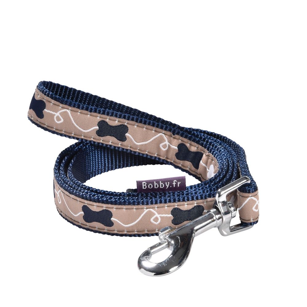 croci-bobby-kyrielle-laisse-chien-nylon-bleu-100-cm image 2