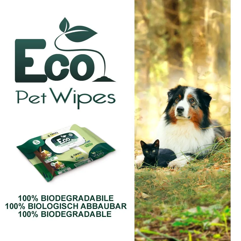 croci-pet-wipes-lingettes-chien-chat-vanille-30-pcs image 1