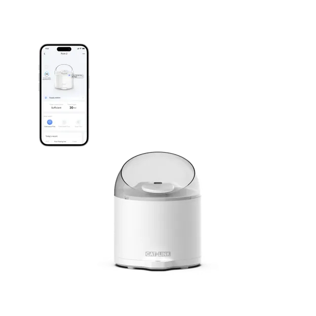 catlink-pure-2-fontaine-eau-chat-2-6-l-single-set-sans-fil image 1