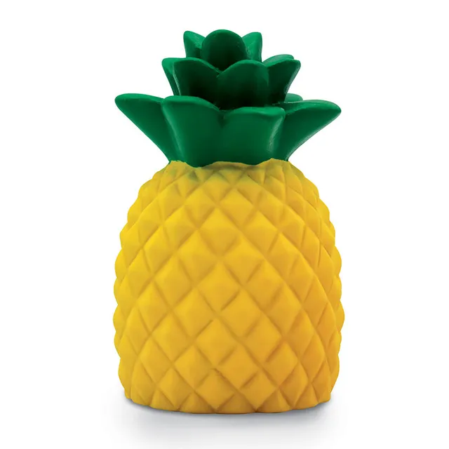 croci-jouet-chien-ananas-caoutchouc-jaune-10-cm image 1