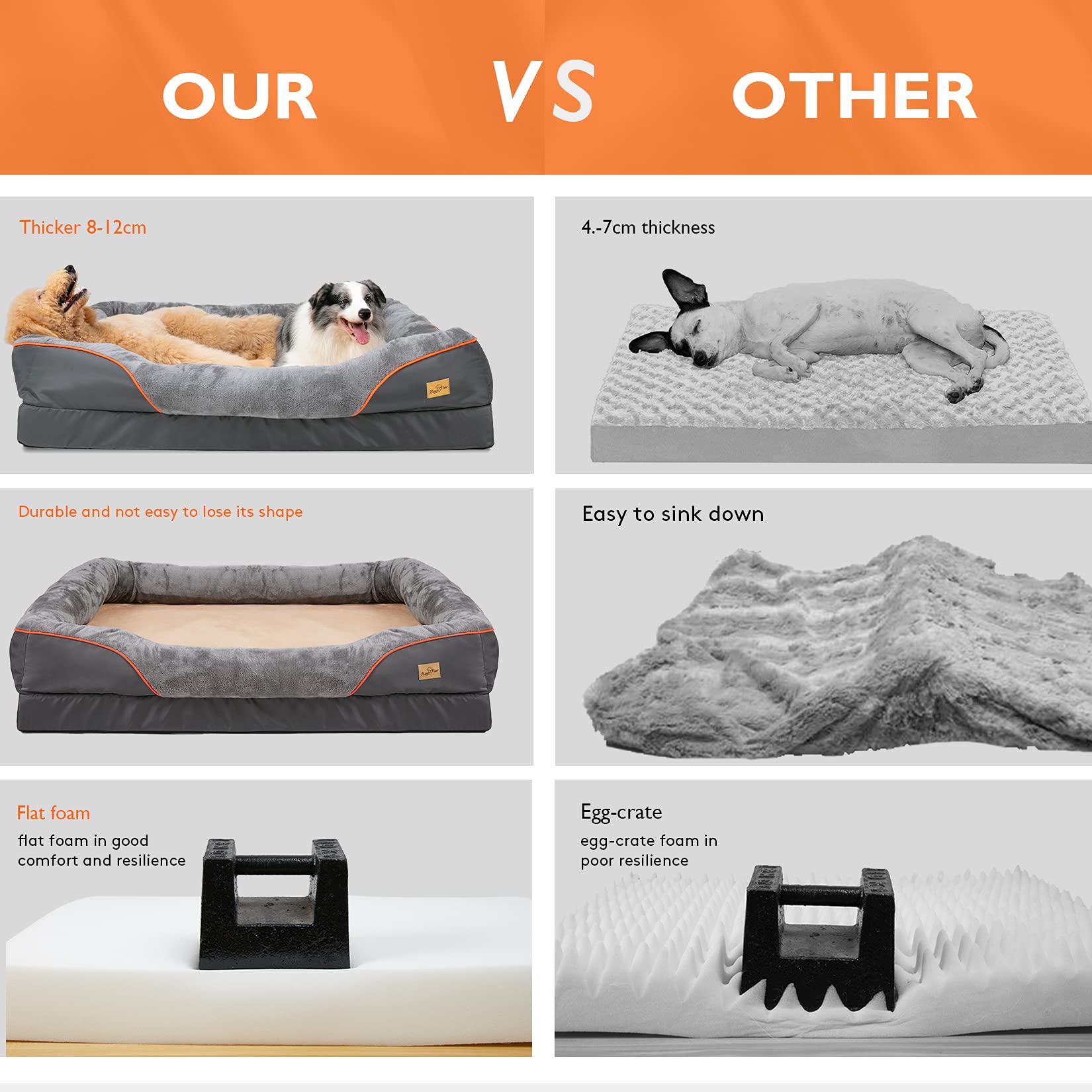 bingopaw-dog-bed-panier-chien-xxxl-135x100cm-m-moire-forme image 3