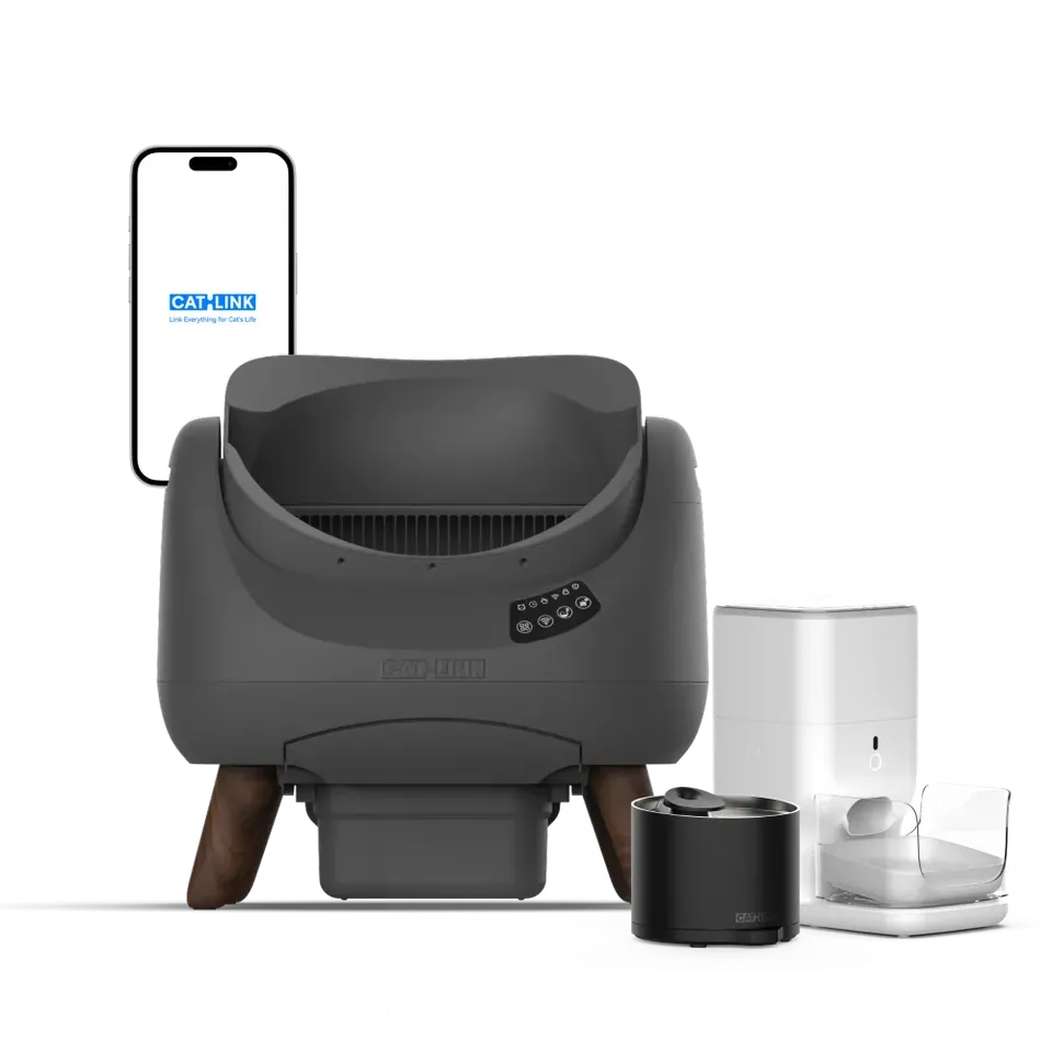 catlink-scooper-open-x-kit-chat-connect-liti-re-fontaine-gamelle image 1