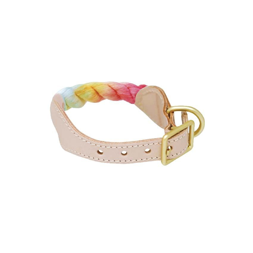 croci-sorbet-collier-chien-corde-rainbow-28-37-cm image 2