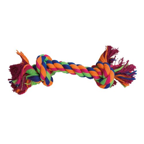 croci-corde-jouet-chien-2-n-uds-tress-e-30-cm-dents image 1