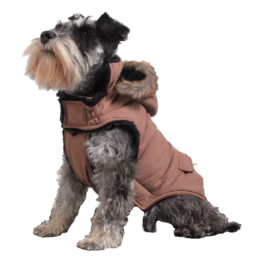 croci-bobby-canada-manteau-chien-beige-30-cm-hiver image 2