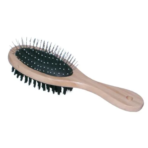 croci-double-brosse-ovale-bois-double-face-22-cm image 1