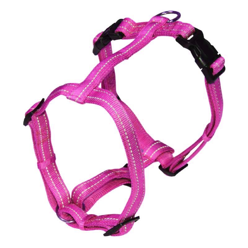 croci-soft-reflective-harnais-chien-en-h-nylon-doux-r-fl-chissant image 1