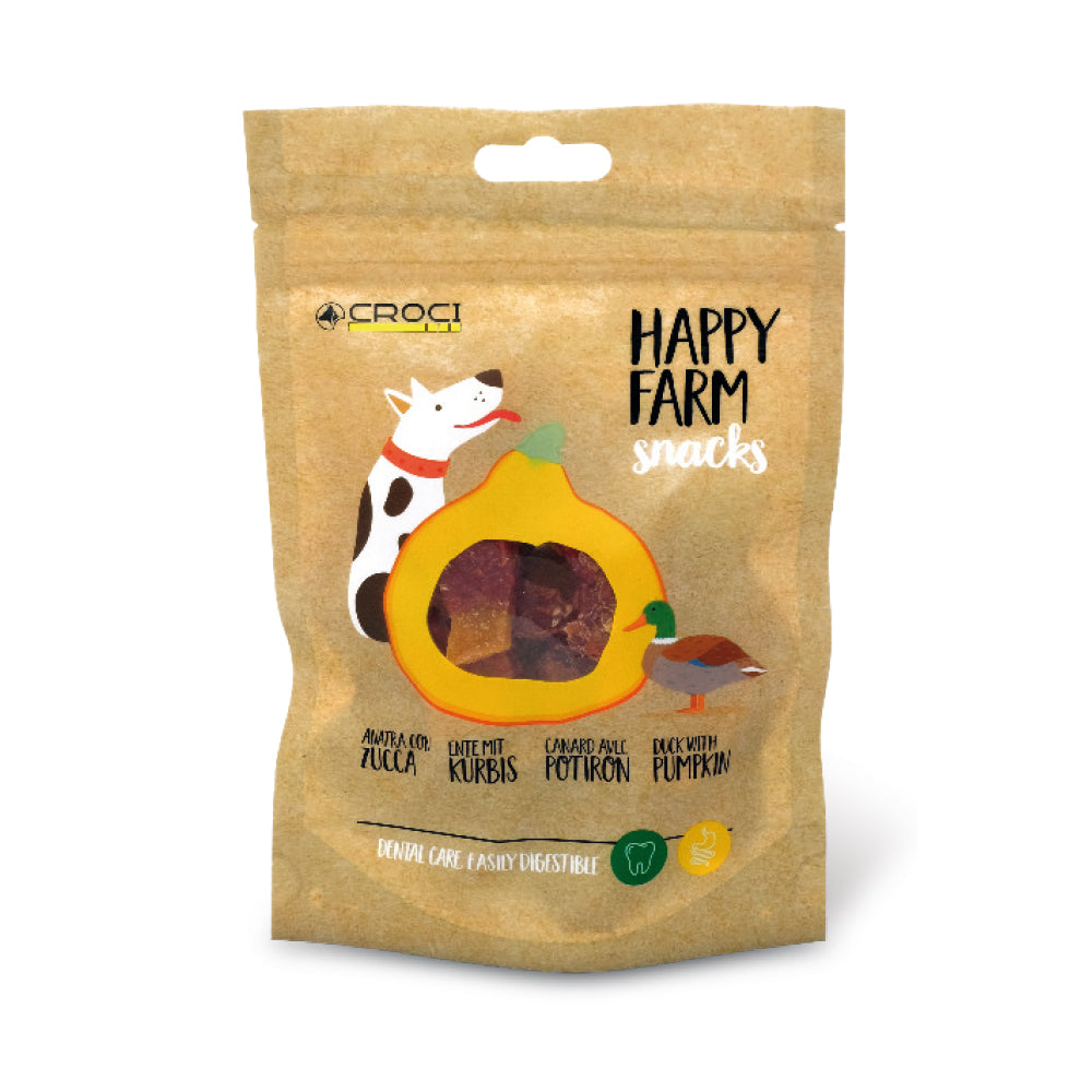 croci-happy-farm-snack-chien-canard-courgette-80-g-faible-graisse image 6