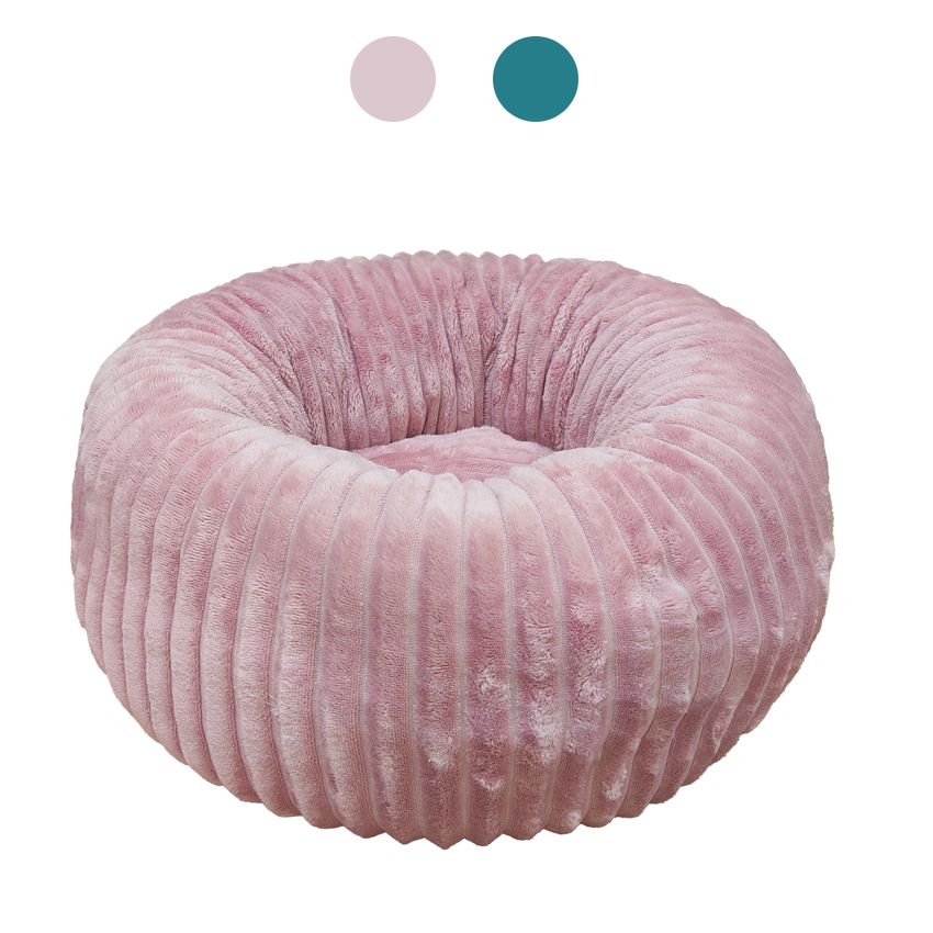 croci-hyg-panier-chien-donut-rose-50x25-cm image 1