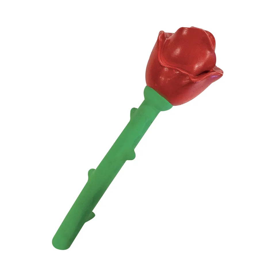 croci-loverose-jouet-chien-latex-rose-20x6-cm-sonore image 1