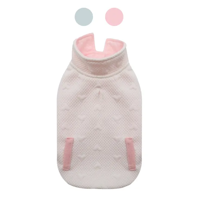 croci-lollipop-sweat-chien-rose-20-cm-teddy-coeurs-charme-bijou image 1
