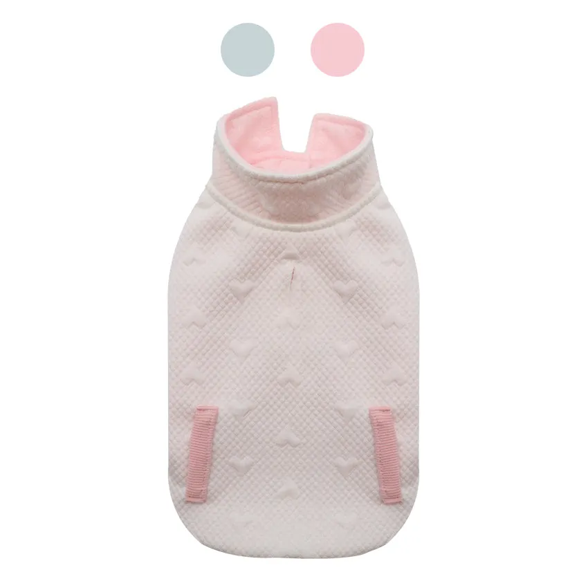 croci-lollipop-sweat-chien-rose-20-cm-teddy-coeurs-charme-bijou image 1