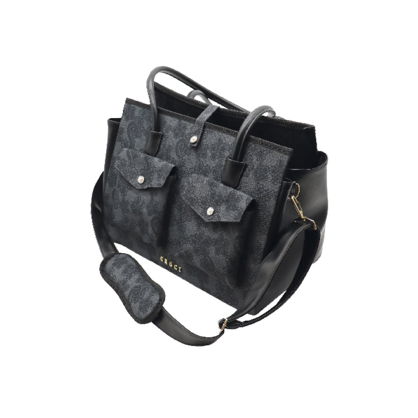 croci-lacy-sac-transport-chien-40x22-cm-simili-cuir image 1