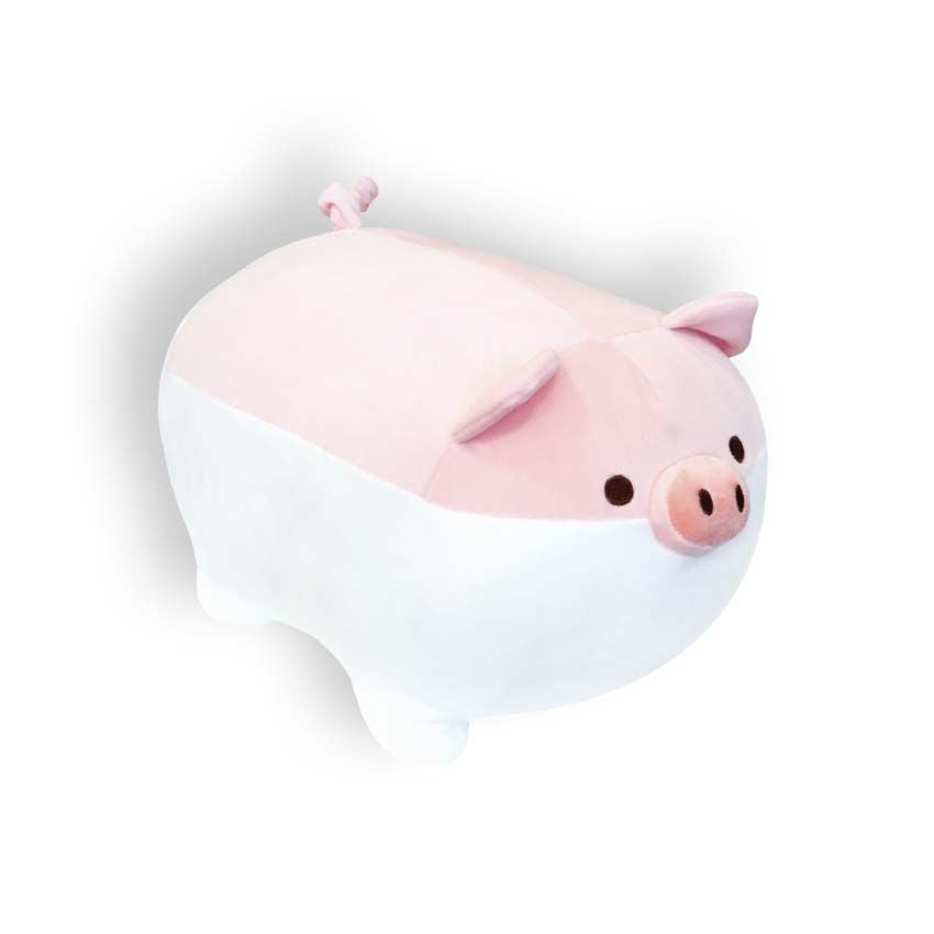 croci-cochon-coussin-chien-d-coratif-rose-40-cm-velours image 1