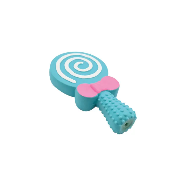 croci-lolly-jouet-chien-sucette-latex-bleu-13-cm image 1