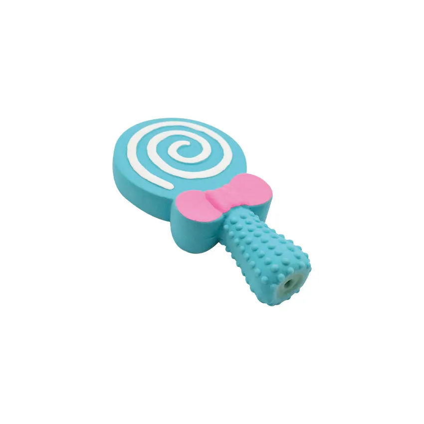 croci-lolly-jouet-chien-sucette-latex-bleu-13-cm image 1