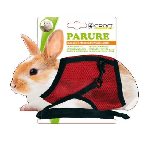 croci-harnais-rongeur-rouge-laisse-25-4-30-4-cm image 1