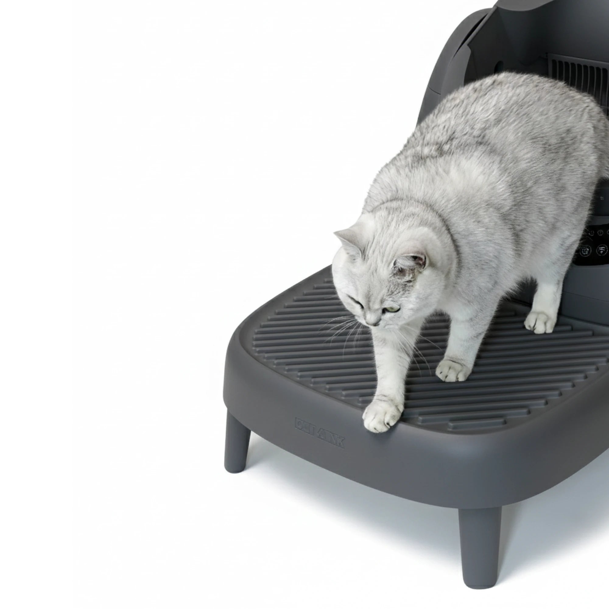catlink-rampe-scooper-open-x-robot-pro-gris-fonc-acc-s-chat image 5