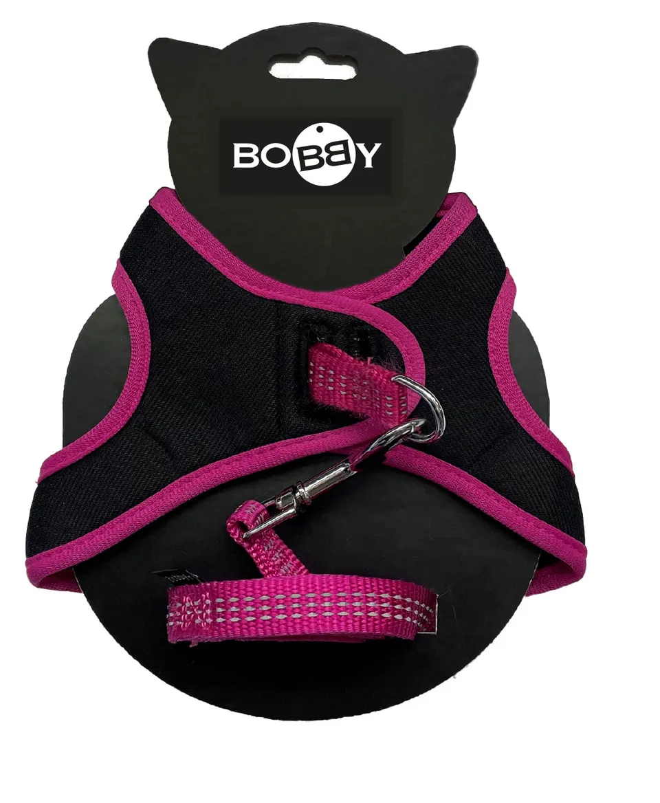 croci-bobby-safe-harnais-laisse-chat-bleu-r-glable-160-cm image 1