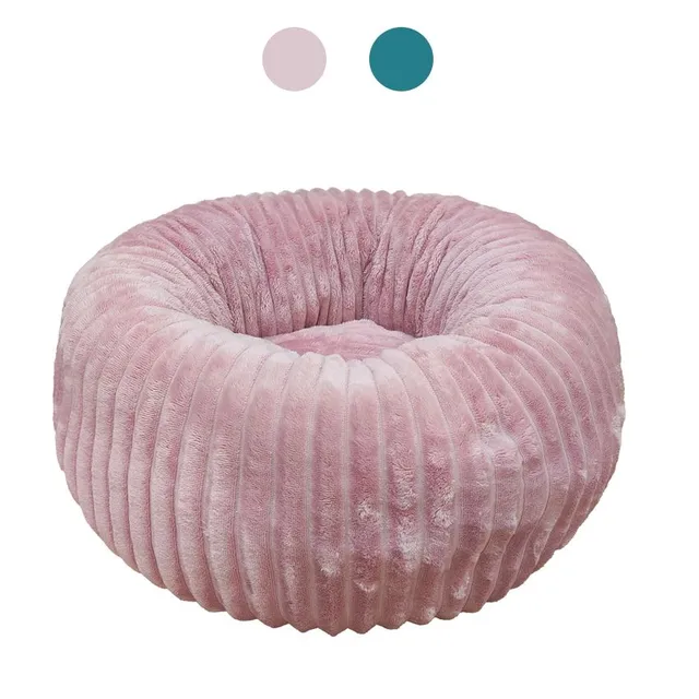 croci-hyg-panier-chien-donut-rose-50x25-cm image 1