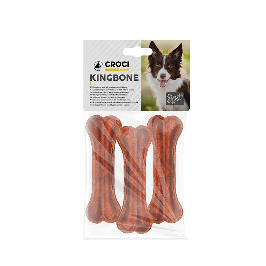 croci-king-bone-bacon-os-chien-cuir-10-cm-lot-4-pi-ces image 3