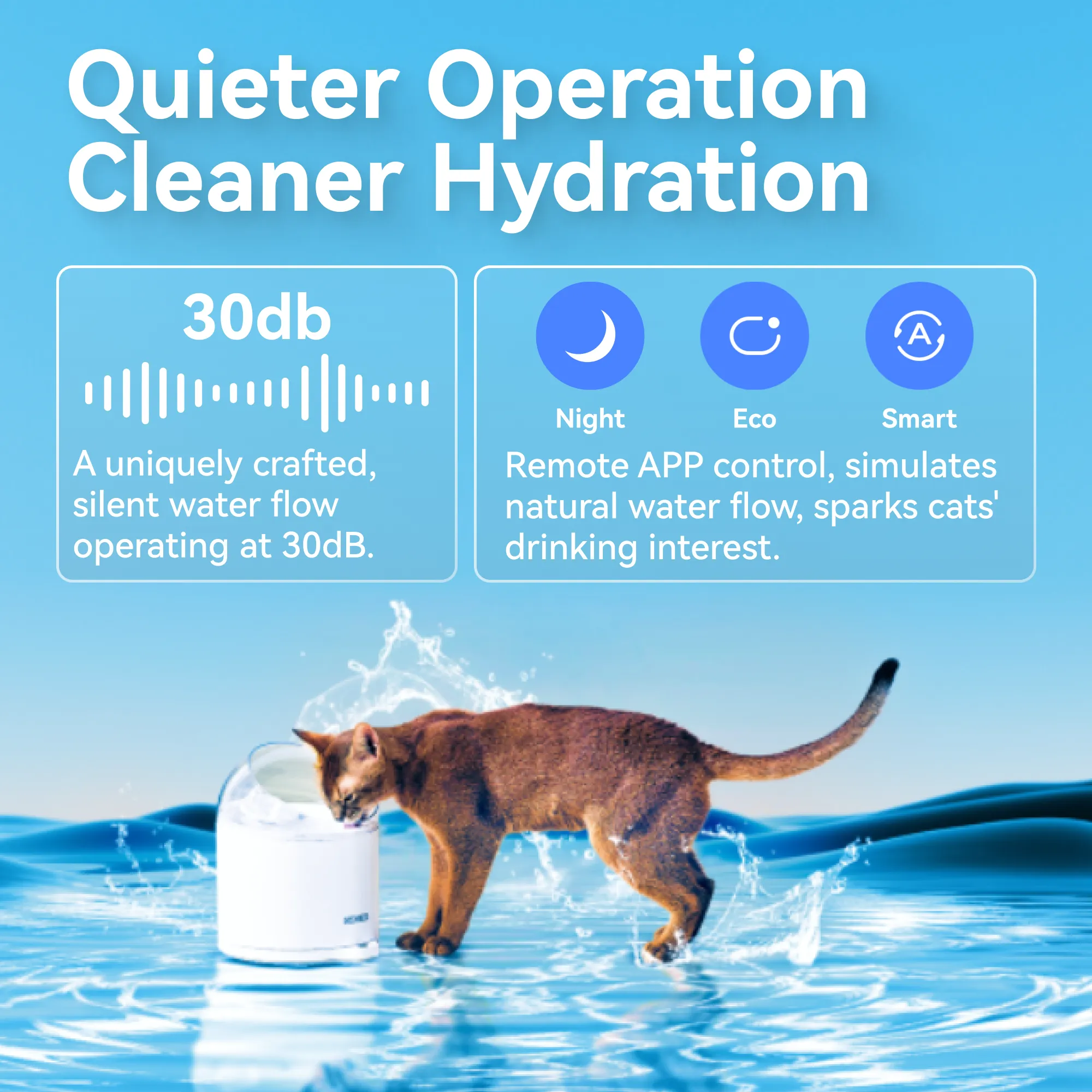 catlink-pure-2-fontaine-eau-chat-2-6-l-single-set-sans-fil image 6