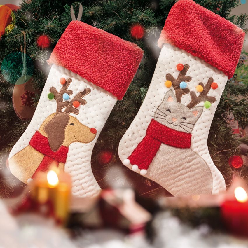 croci-chaussette-de-no-l-pour-chat-44x28-cm-tissu-broderie image 2