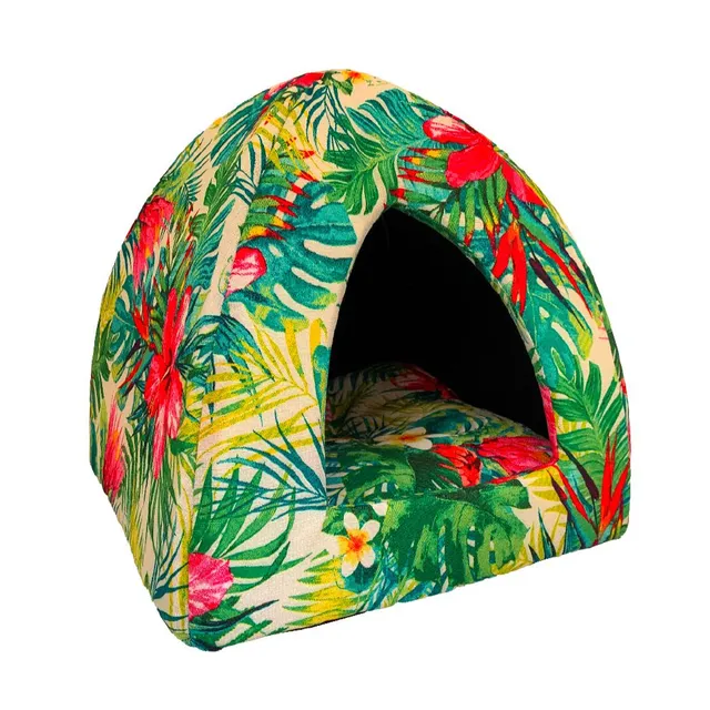 croci-amazonia-pyramide-chat-mousse-coussin image 1