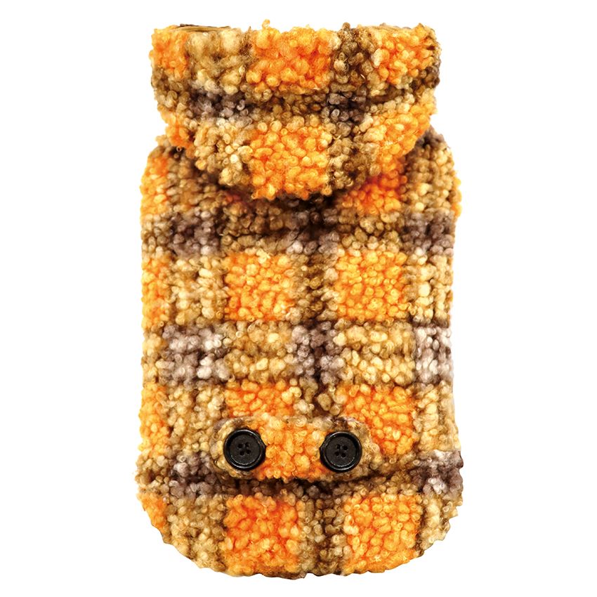 croci-teddy-pull-chien-orange-30-cm-polaire-chaude image 3