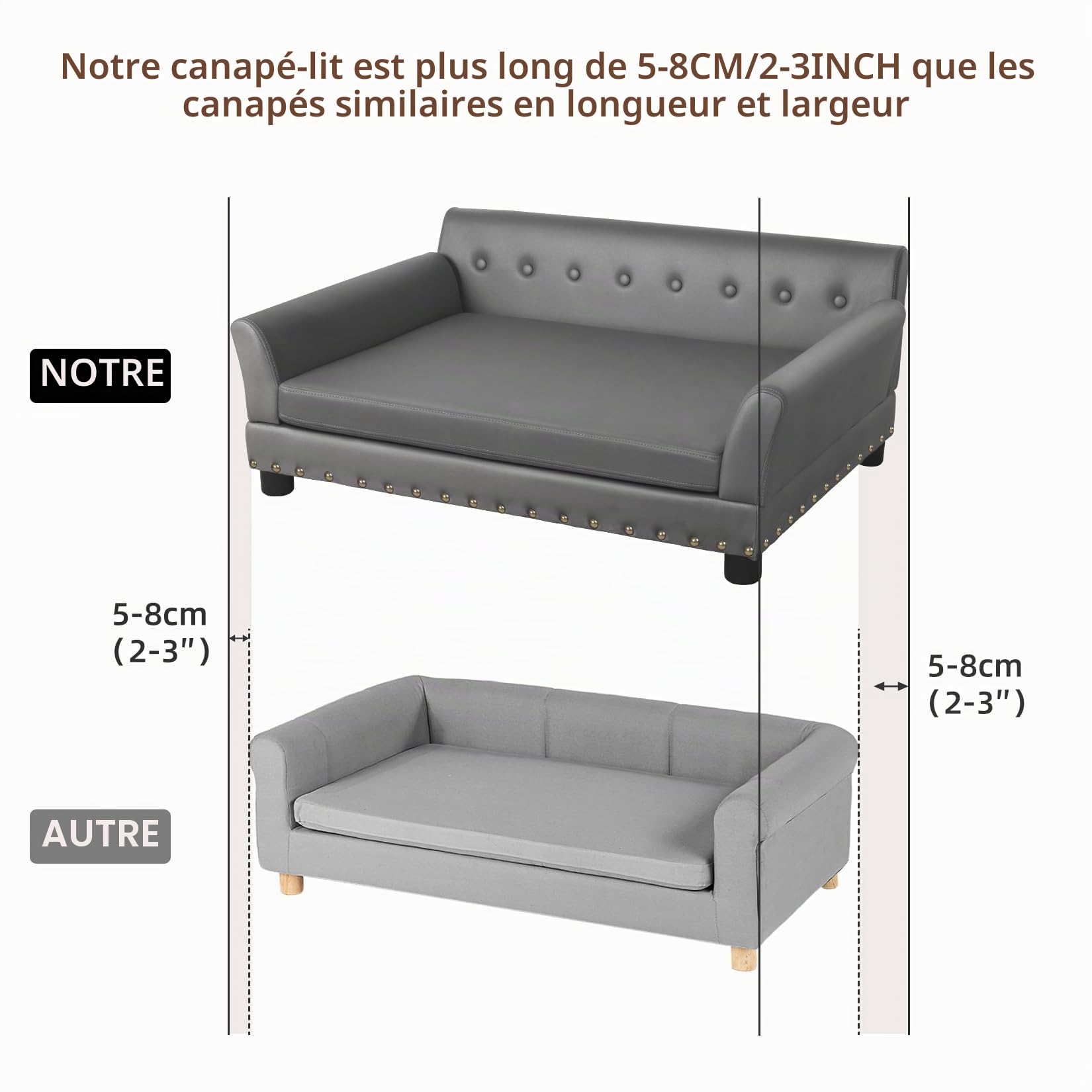 bingopaw-pet-sofa-canap-chien-xxl-120x74x40cm-gris-fonc image 5
