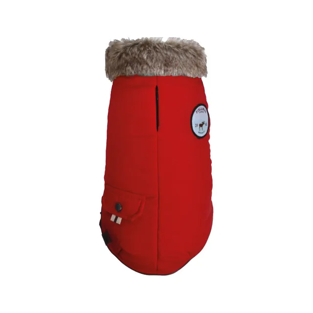 croci-finlande-manteau-chien-matelass-gps-bordeaux-m image 1
