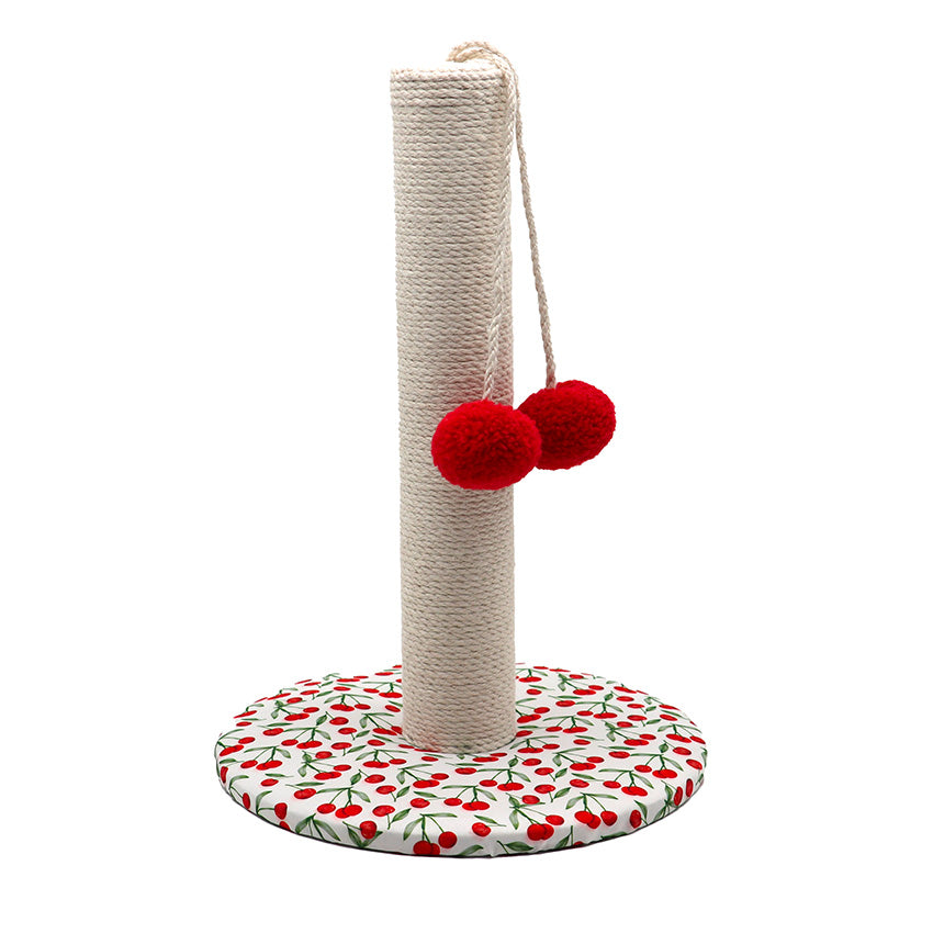 croci-griffoir-chat-sisal-42-cm-cerises-avec-jeux image 1