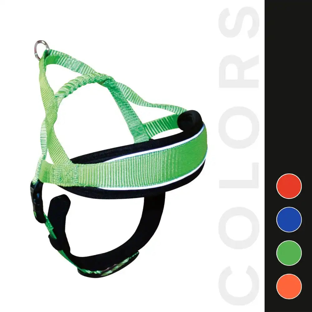 croci-hiking-swedish-endurance-harnais-chien-nylon-rouge-m-rembourr image 1
