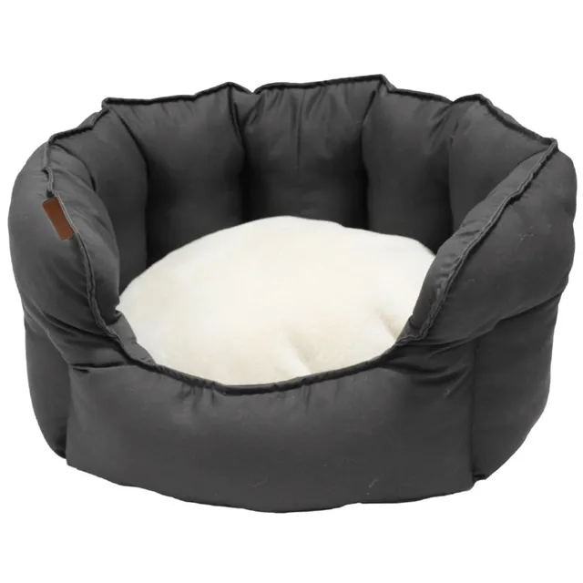 croci-revenant-ellipse-niche-chien-gris-imperm-able-80x66x33-cm-d-houssable image 1