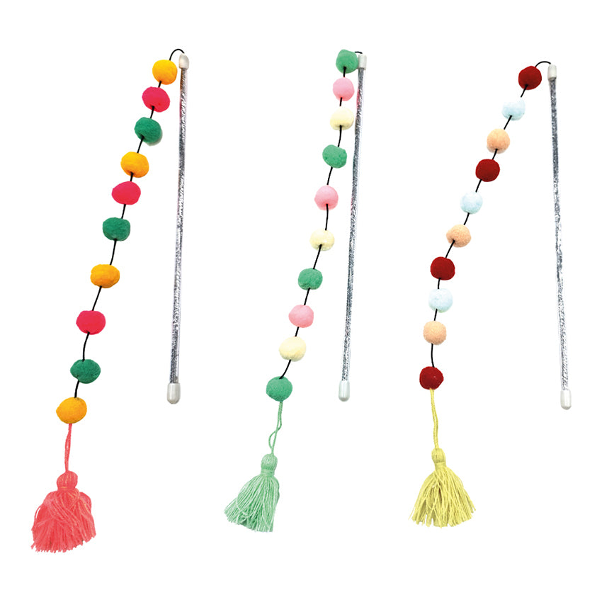 croci-summer-baguette-chat-pompoms-30-5-cm image 1