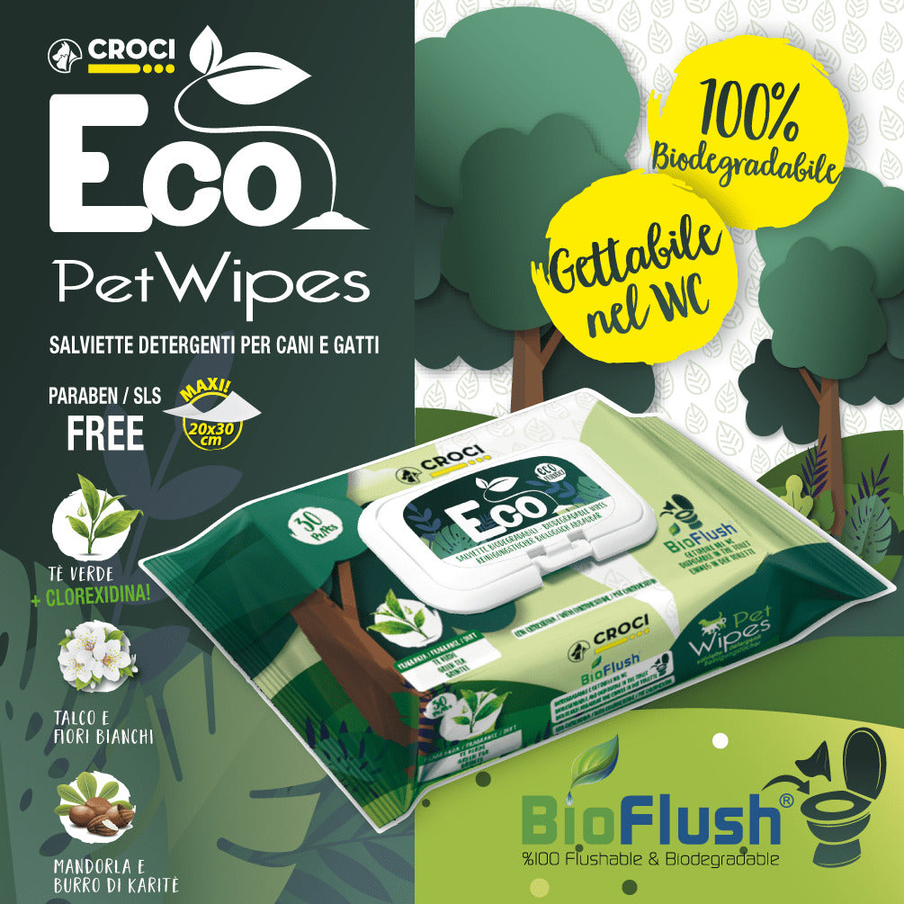 croci-pet-wipes-lingettes-chien-chat-vanille-30-pcs image 2